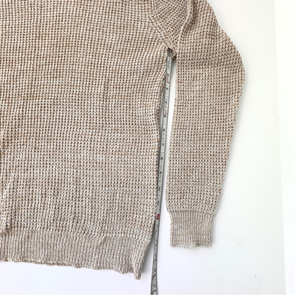 RDI Hedge Shaker Marled Crew Neck Sweater Beige Men’s Small - Picture 6 of 7